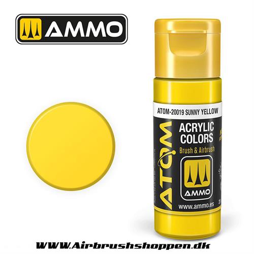 ATOM-20019 Sunny Yellow  -  20ml  Atom color